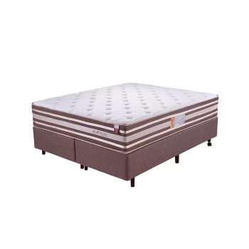 Conjunto Colchão Sensity + Cama Box 138X188X64